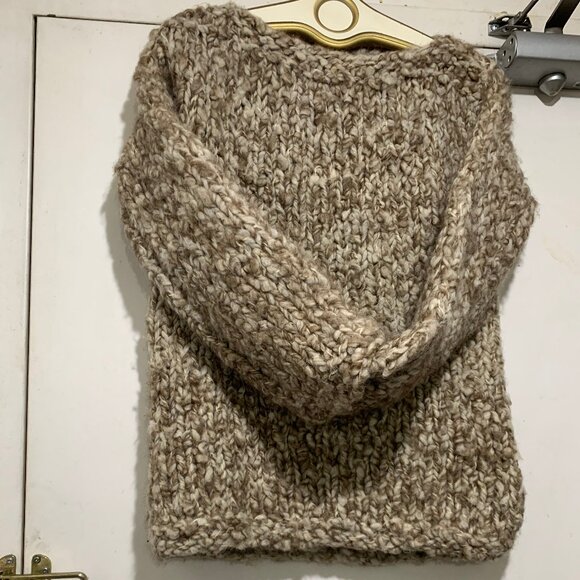 HAND-KNIT SOFT CHUNKY WOOL SWEATERS SIZE S - Picture 6 of 10